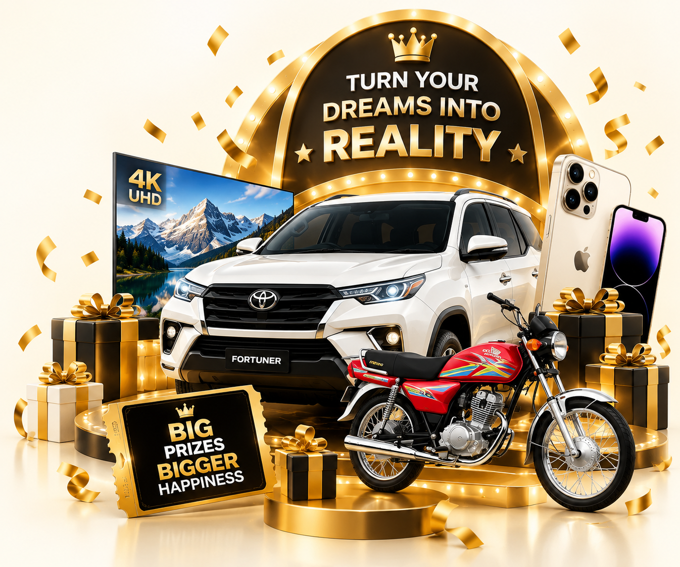Jeeto Pakistan Lucky Draw Prizes